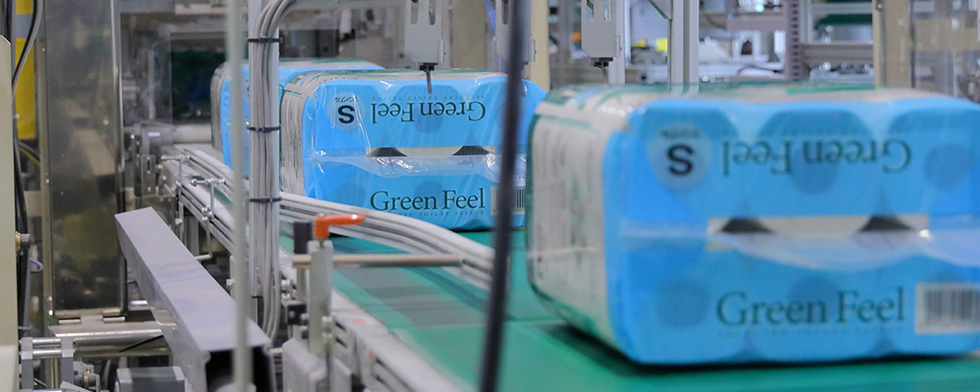 パッケージへ自動包装